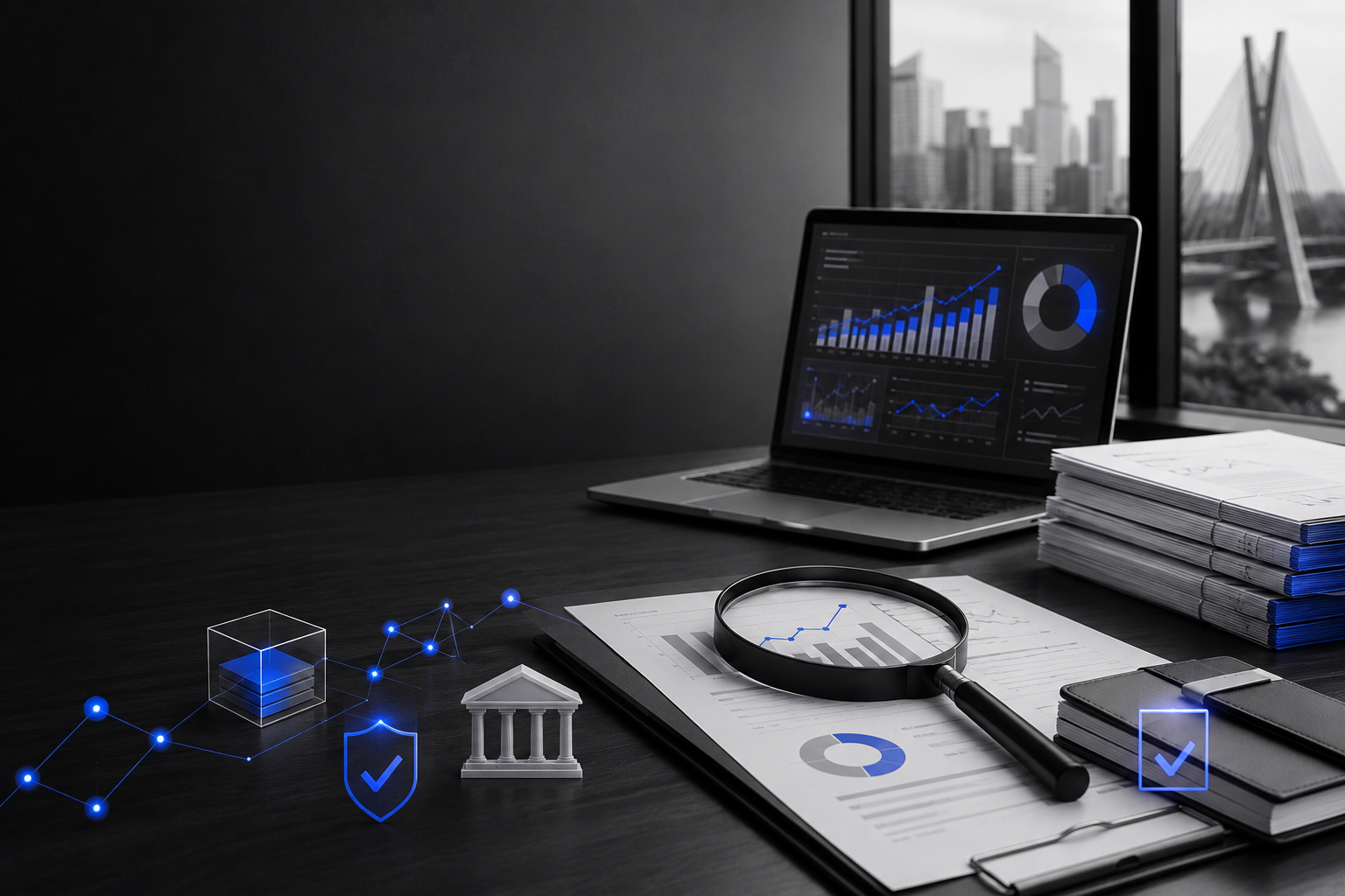 Crédito privado no Brasil em nova fase, com análise de ativos, documentos financeiros, governança, risco e seletividade do mercado.